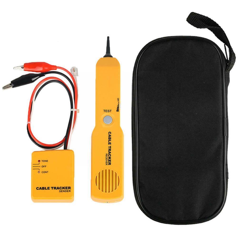 Cable Finder Tone Generator Probe Tracker Wire Network Tracer Tools Set Instrument Electrical Kit Tester J0J4