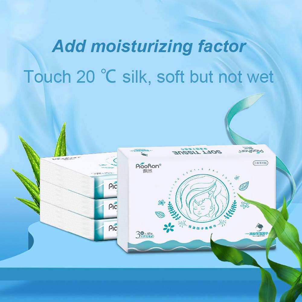 4pac Three Layers Tissue Toilet Paper Rroll Household Bath Cored Toilet Paper White Soft Texture Skin-friendly Toilet Pape 3