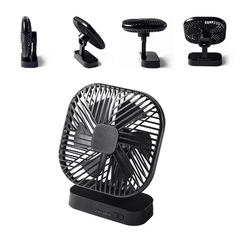 Magnetic USB Fan USB or AA Battery Powered Desk Fan with 3 Speed Timing Function