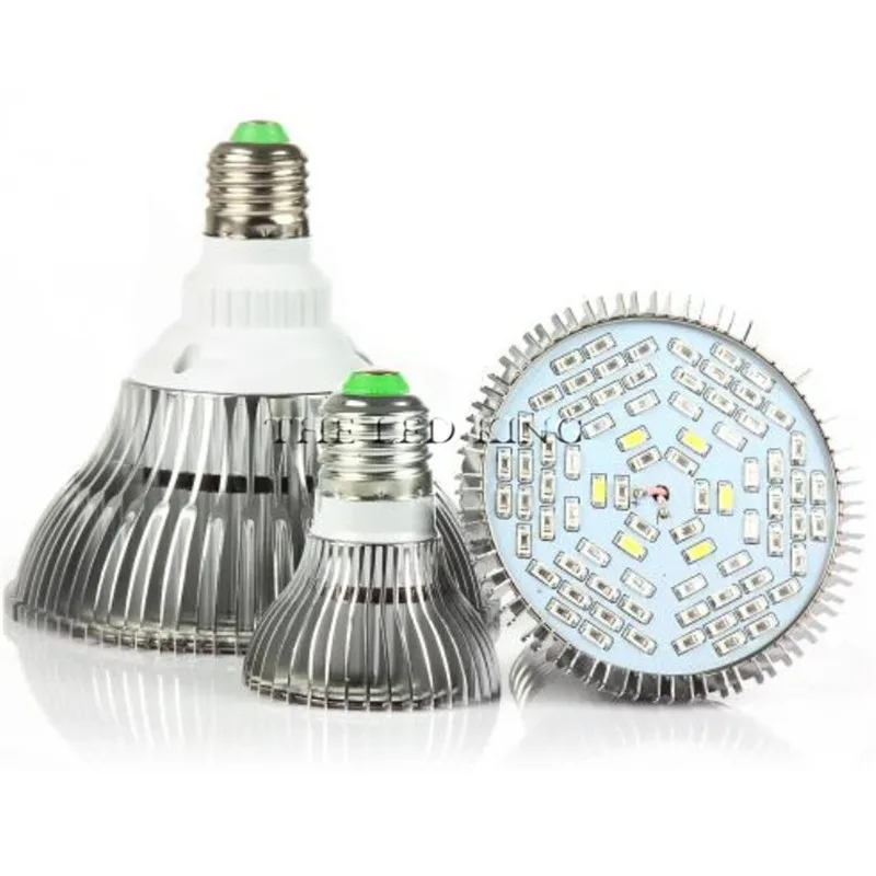 Grow light E27 Phyto Lamp 18W 30W 80W E27 GU10 Led Grows Light Full Spectrum Fitolamp Ac85-265V 5730 IR Uv Led Lamps For plants