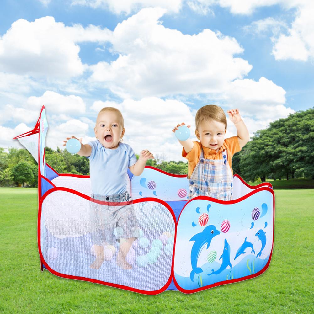 Fine Kids Ball Tent Toddler With Mini Basketball Hoop And Storage Bag For Indoor Games Boys Girls Have Fun