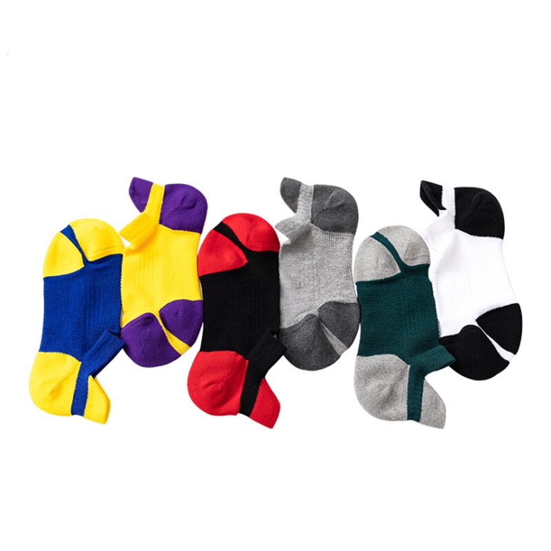 Calcetines de compresion para hombre, Mulaya, Color sólido, deportivos, baloncesto, correr, fútbol, exteriores, transpirables, antideslizantes, cómodos