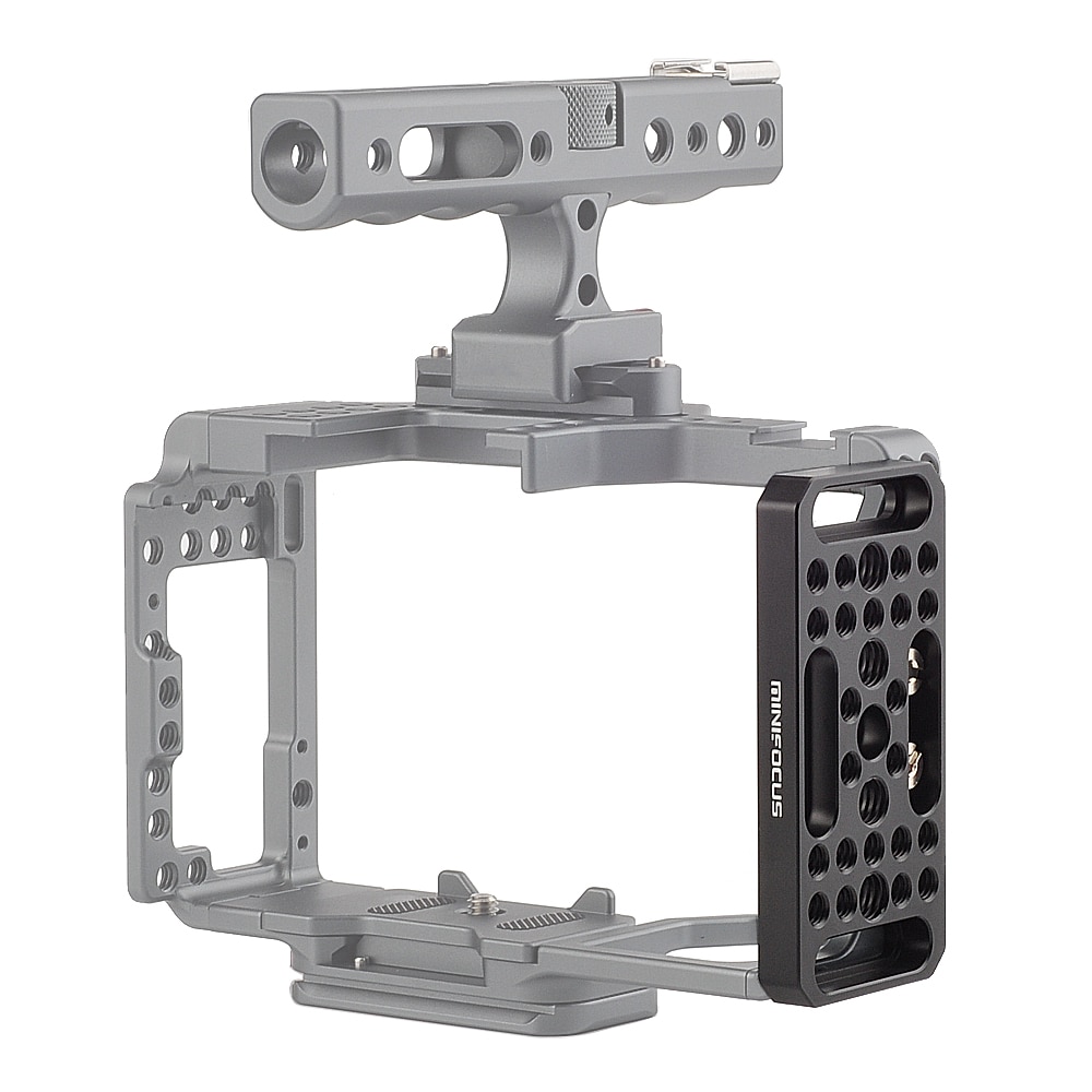 Video Switching Cheese Plate Camera Easy Plate for Railblocks, Dovetails and Short Rods For DSLR Camera Cage 15mm Rig System