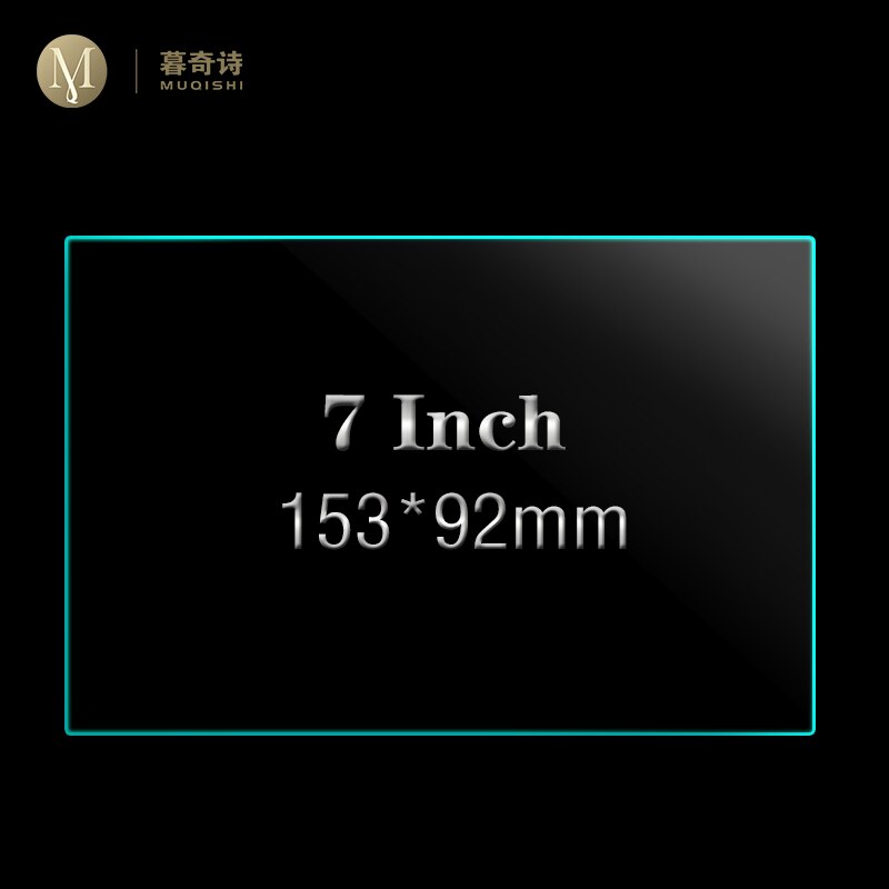 Protector de radio multimedia para coche de 6/7/8/9/10 pulgadas, reproductor de vídeo para coche, película protectora de vidrio templado para pantalla de navegación GPS: 153x92mm