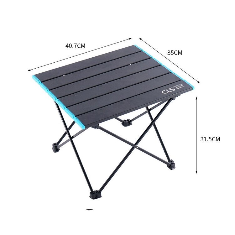 Portable Folding Outdoor Table Ultralight Foldable for Climbing Camping Hiking BBQ Garden Party Dinner Picnic Desk: S