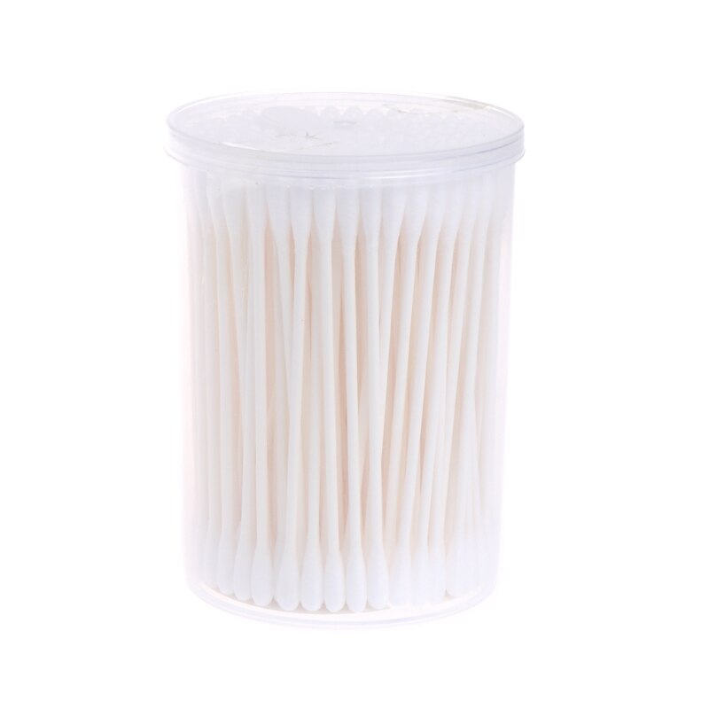 180Pcs Baby Swabs Cotton Double End Swab Disposable Thin Stick Cleaning Tools Cotton Swab Oct26