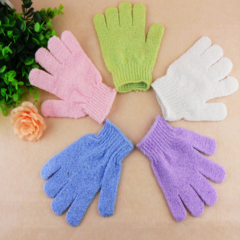 20-2 uds exfoliante baño ducha guante exfoliante guantes para lavador de cuerpo de baño ducha guantes masaje limpieza esponja