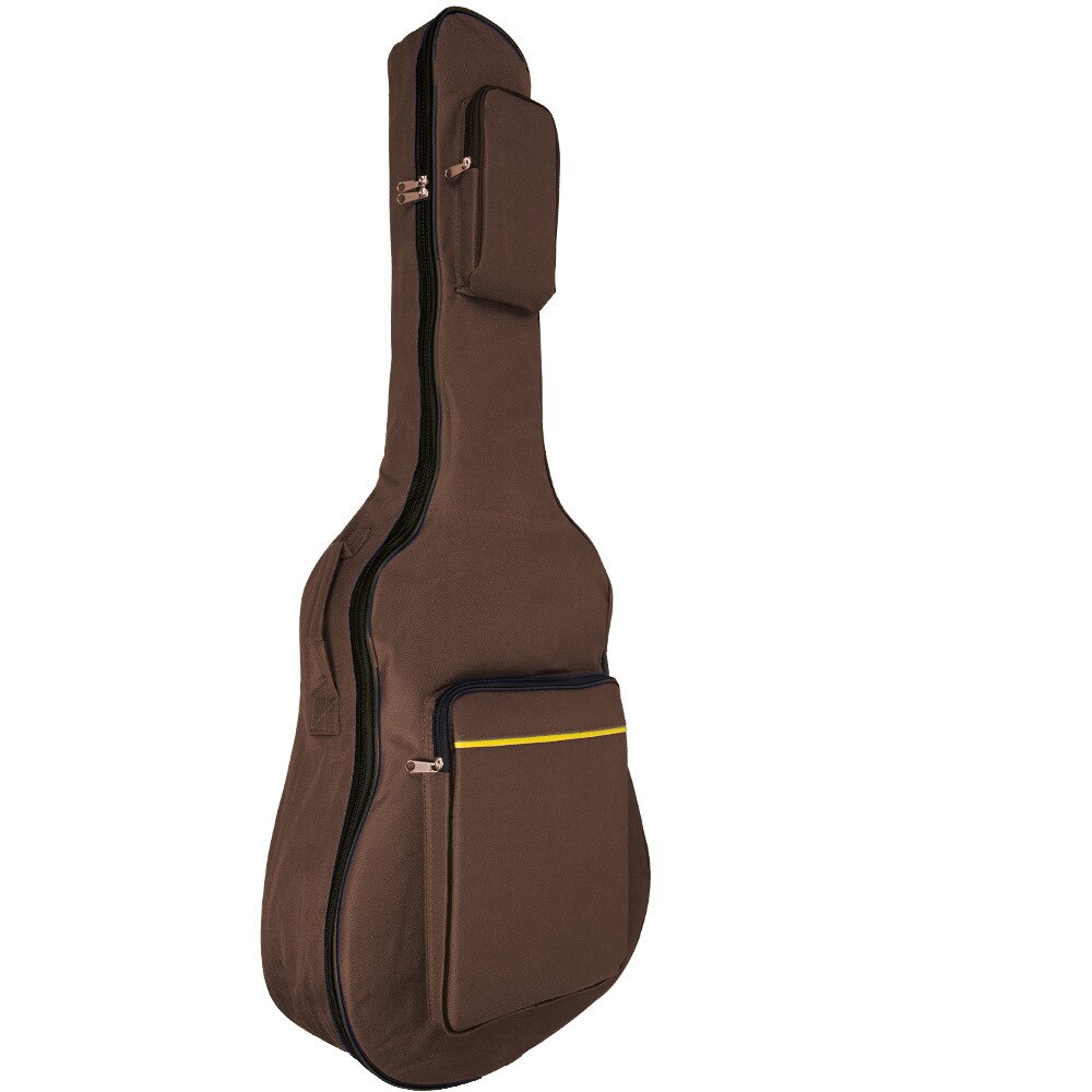 Scione 41 Zoll Gitarre fallen Wasserdichte Gitarre Tasche Rucksack 600D Oxford Akustische Volk Gitarre Soloauftritt Tasche Abdeckung Mit Schulter Riemen: Braun