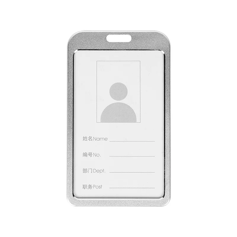 Kobiety Mężczyźni etui na karty Moda Metalowe wysuwane etui na karty kredytowe etui na identyfikator banku Odznaka Dziecko Pokrowiec na kartę autobusową: Złota