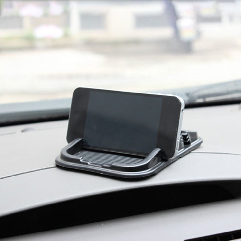 Large Double Card Slot Mobile Phone Mat Car Navigation Frame Clip Car Phone Holder Car Supplies