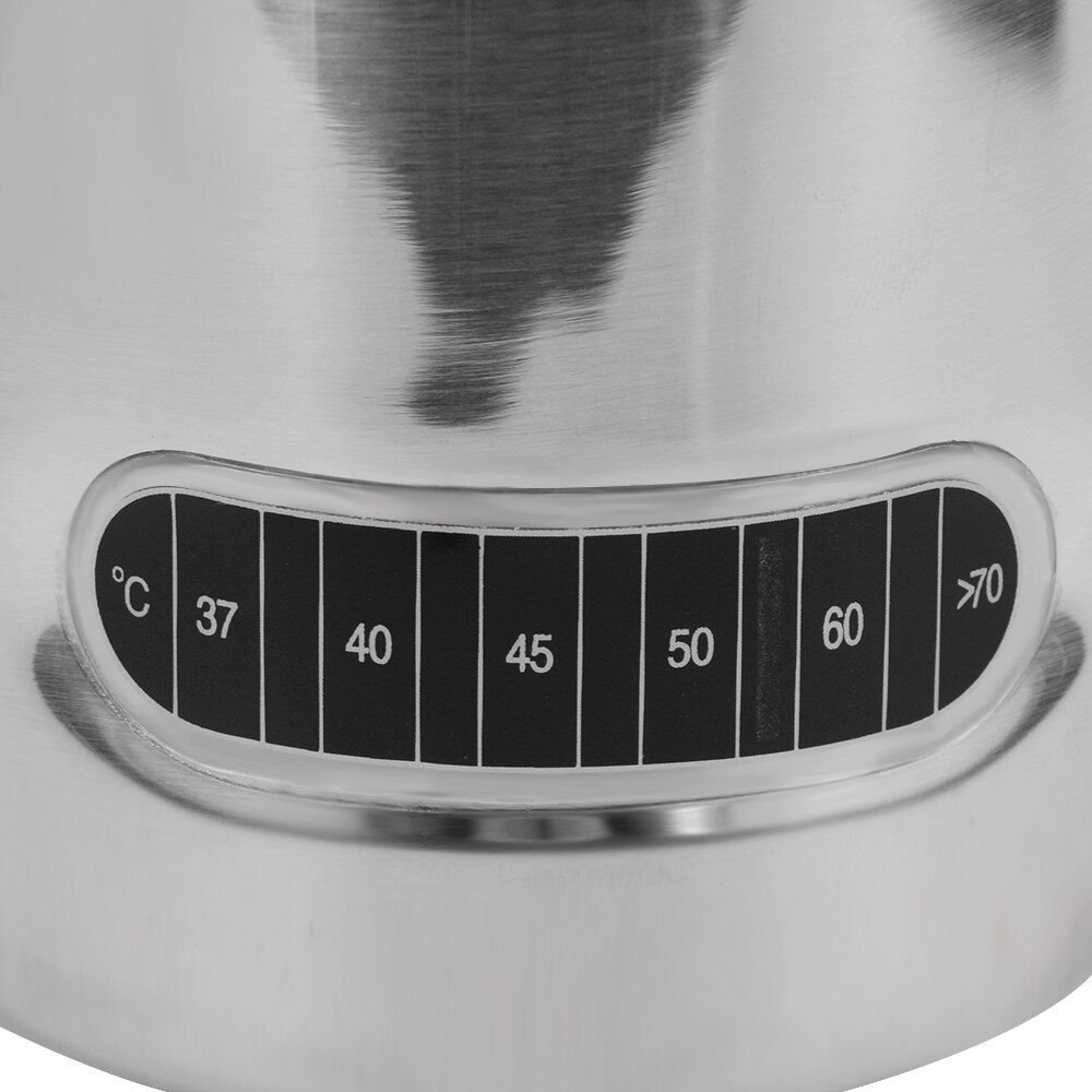 1PC 600ml Stainless Steel Milk Frothing Mug Frother Coffee Cup Jug Latte Pitcher Thermometer Foam Container Household Coffeeware