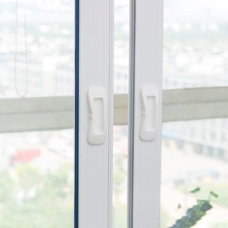 Deurklink 2 Stks/partij Plakken Open Sliding Deurgrepen Voor Binnendeuren Venster Kast Lade Zelfklevende Window Handvat