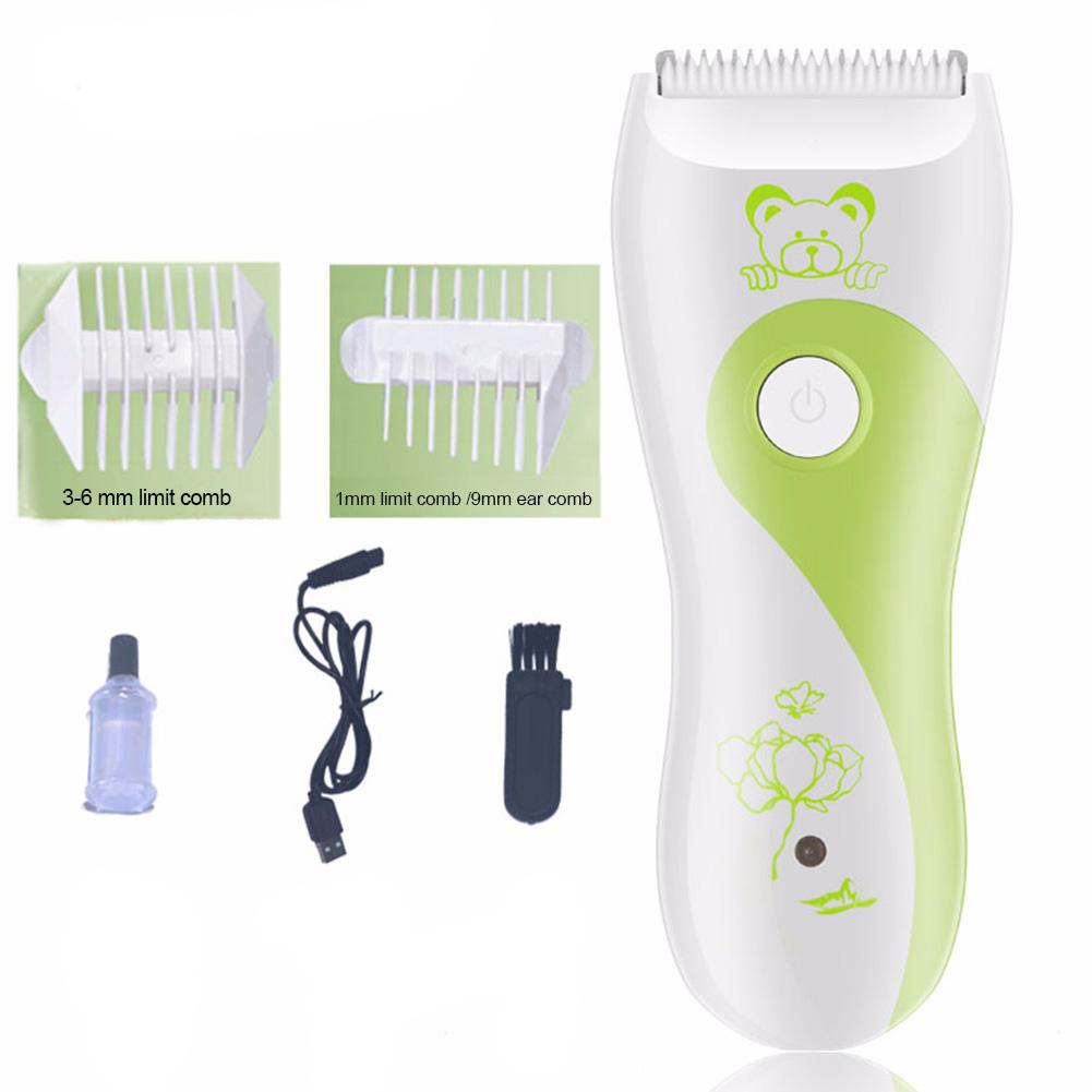 Baby Electric Hair Clipper Set USB Rechargeable Cordless Hair Trimmer for Kids Infants Toddlers Hair Daily Care: Standard