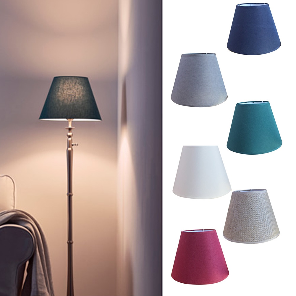 Tissu abat jour Art déco solide abat jour applique lampe de Table abat jour moderne pour la décoration de la maison