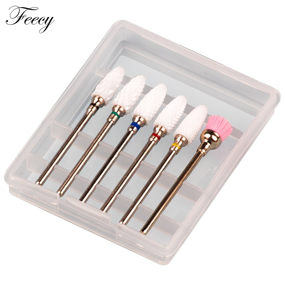 Frees Voor Manicure Set Van Keramische Frees Keramische Nail Sander Bits Machine Manicure Accessoires Cuticle Cutter: S06 Plus-B
