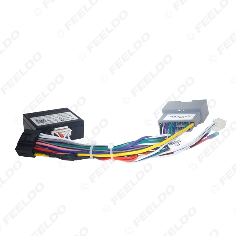 FEELDO Car 16pin Android Wiring Harness With Canbus For Jeep Wrangler JK ) Aftermarket Stereo Installation