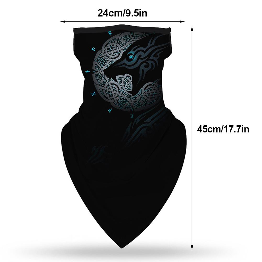 magique Bandana visage écharpe pendaison oreille visage couverture UV Protection antipoussière cyclisme randonnée chapeaux masque pêche écharpes 1PC