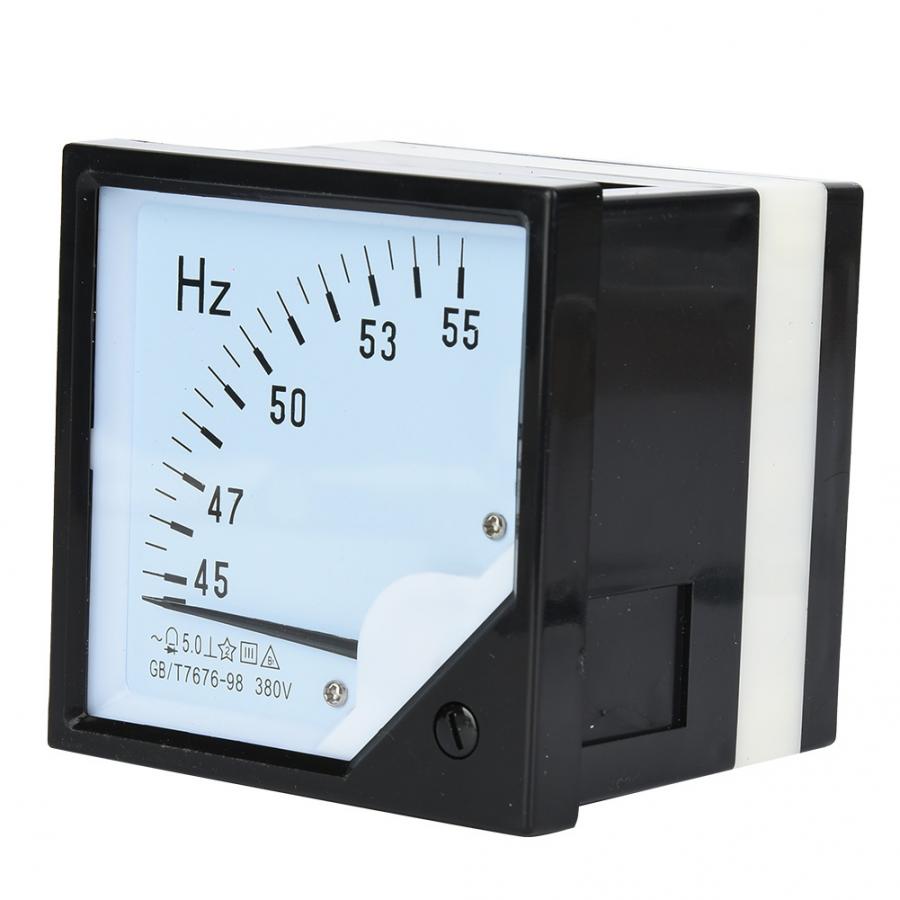 Frequenz Zähler Platz Tafel Frequenz Meter 45-55Hz AC 380V 1,5 Hohe Genauigkeit Frequenz Tester Frequenz Meter