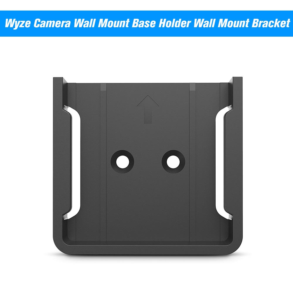 Wyze-Base de montaje de pared para cámara, soporte de montaje en pared para cámara inteligente Wyze, iSmart, alarma, protección contra caídas: Black