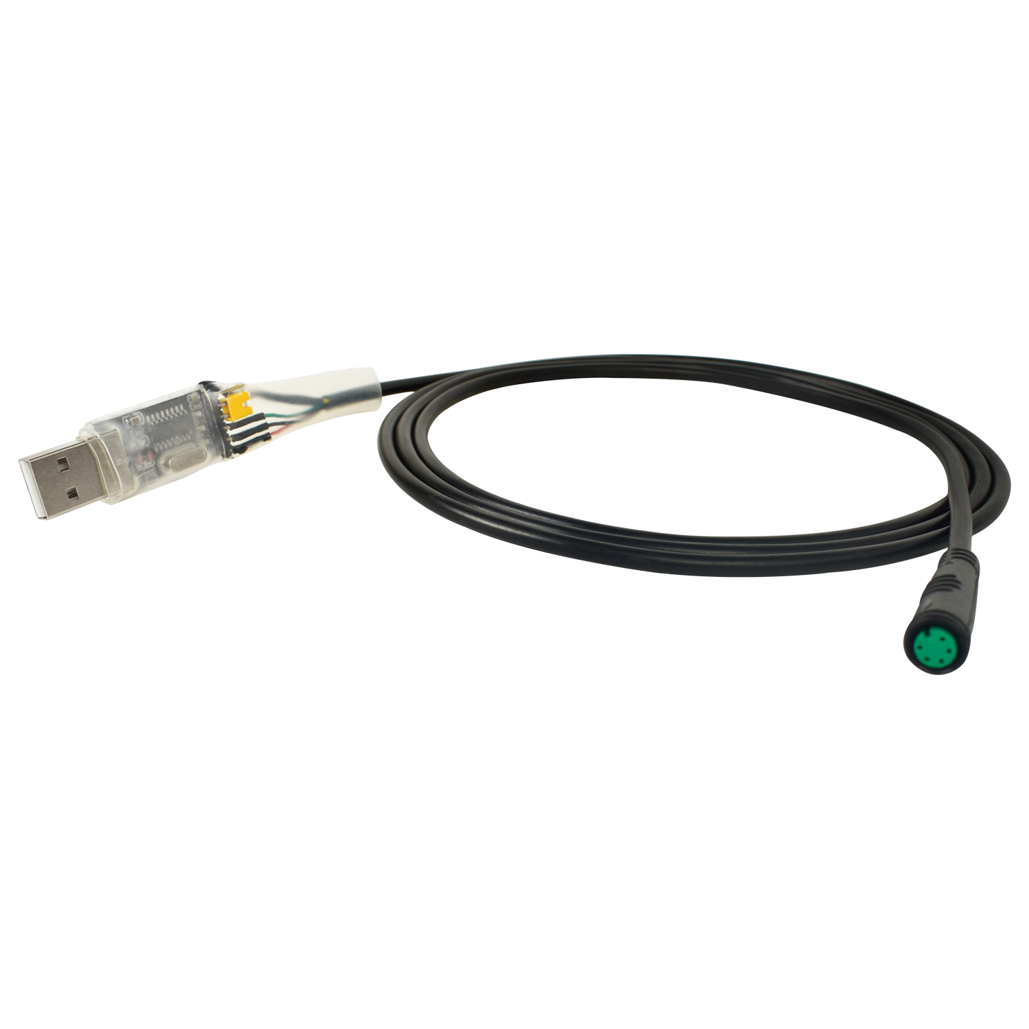 Bafang-Cable USB para programación de bicicleta eléctrica, accesorio de 1,6m de longitud, para 8fun/BBS01B BBS02B BBSHD, unidad central, cable para programar motor de bicicleta eléctrica