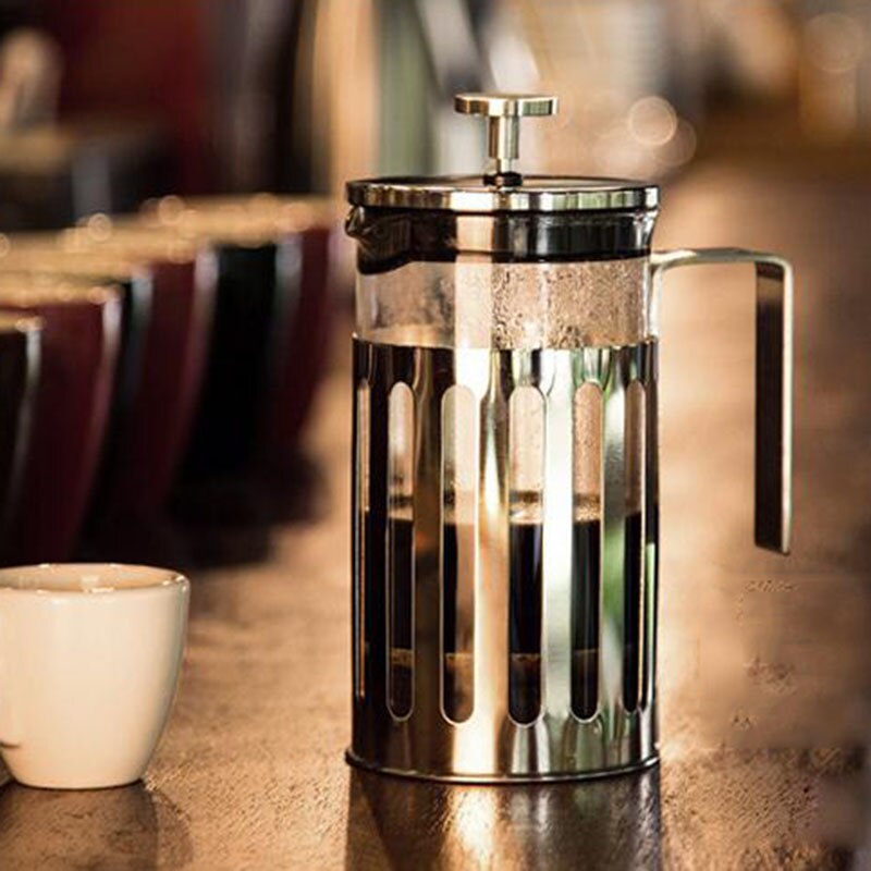 Stainless Steel French Press Coffee Espresso Maker Coffee Kettle Pot Barista Tools Coffe and Tea Brewer Pot Teapot