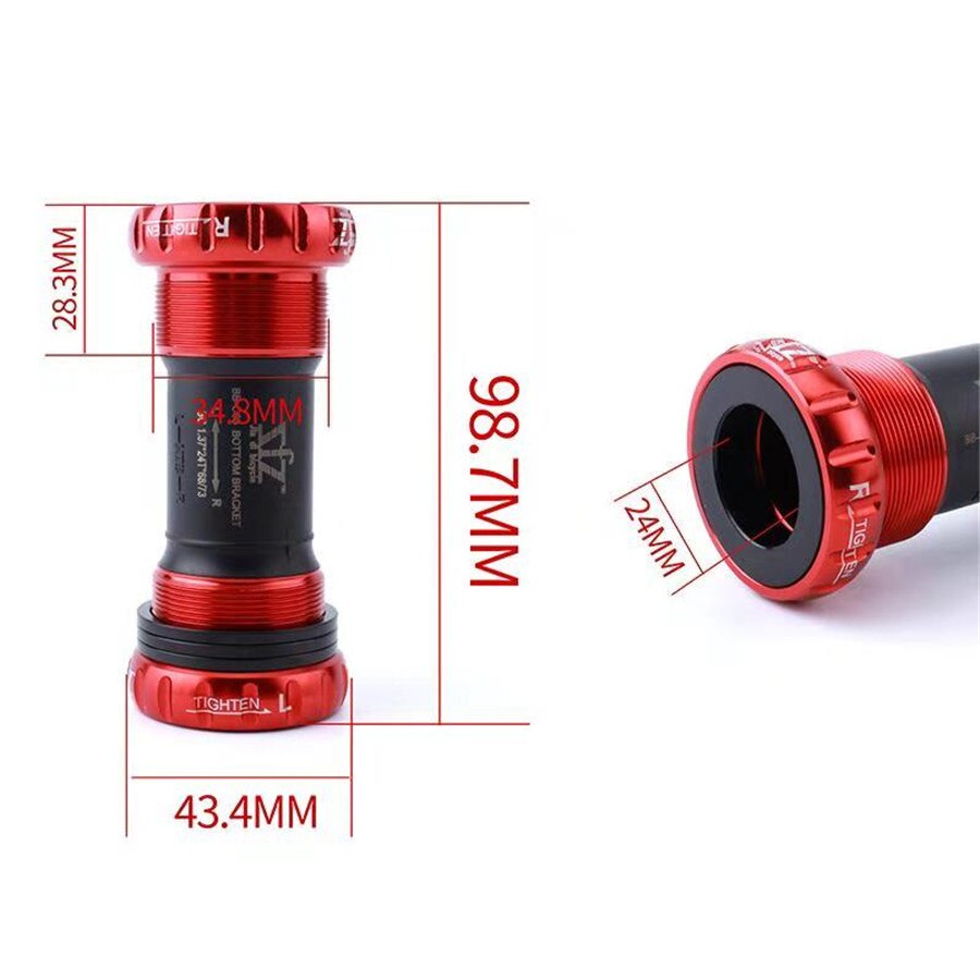 MUQZI-081 mountain bike bottom bracket ceramic bottom bracket hollowtech ii eje pedalier bicycle parts bottom bracket bike