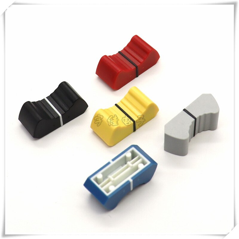 10 Piece 26×12×10MM straight slide potentiometer mixer push rod cap plastic console volume hat inner hole 8MM
