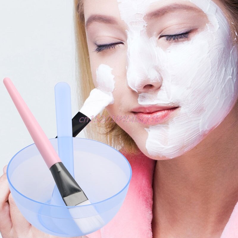 Face Mask Bowl Homemade Makeup Beauty DIY Facial Brush Spoon Stick Tool Set #H056#