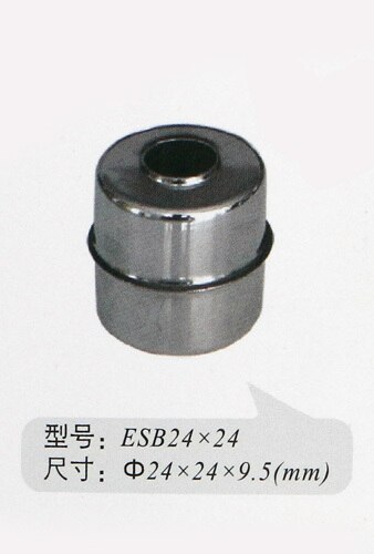 12 stuks/partij 24*24*9.5mm magnetische roestvrijstalen vlotterballen voor waterniveau vlotterschakelaar