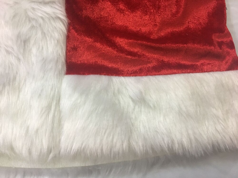 6Pcs Deluxe Santa Claus Costume A Full Set Of Christmas Costumes Red Velvet Santa Claus Christmas Cosplay Clothes Luxury Suit