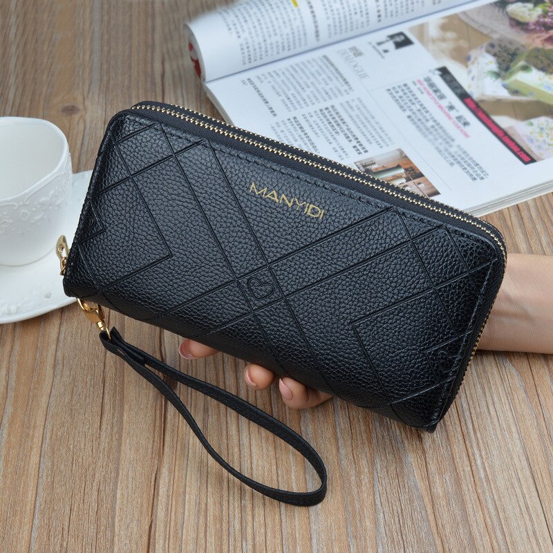 Leather Large Capacity Luxury Purse Short Wallet. main image 1