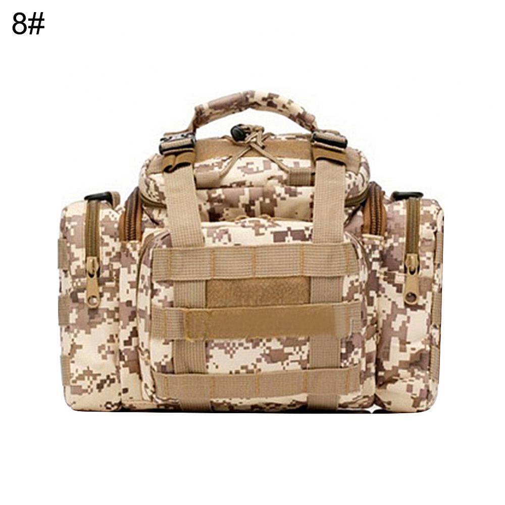 Fishing Tackle Bag Pack Waist Shoulder Waterproof Box Reel Lure Gear Storage: 8