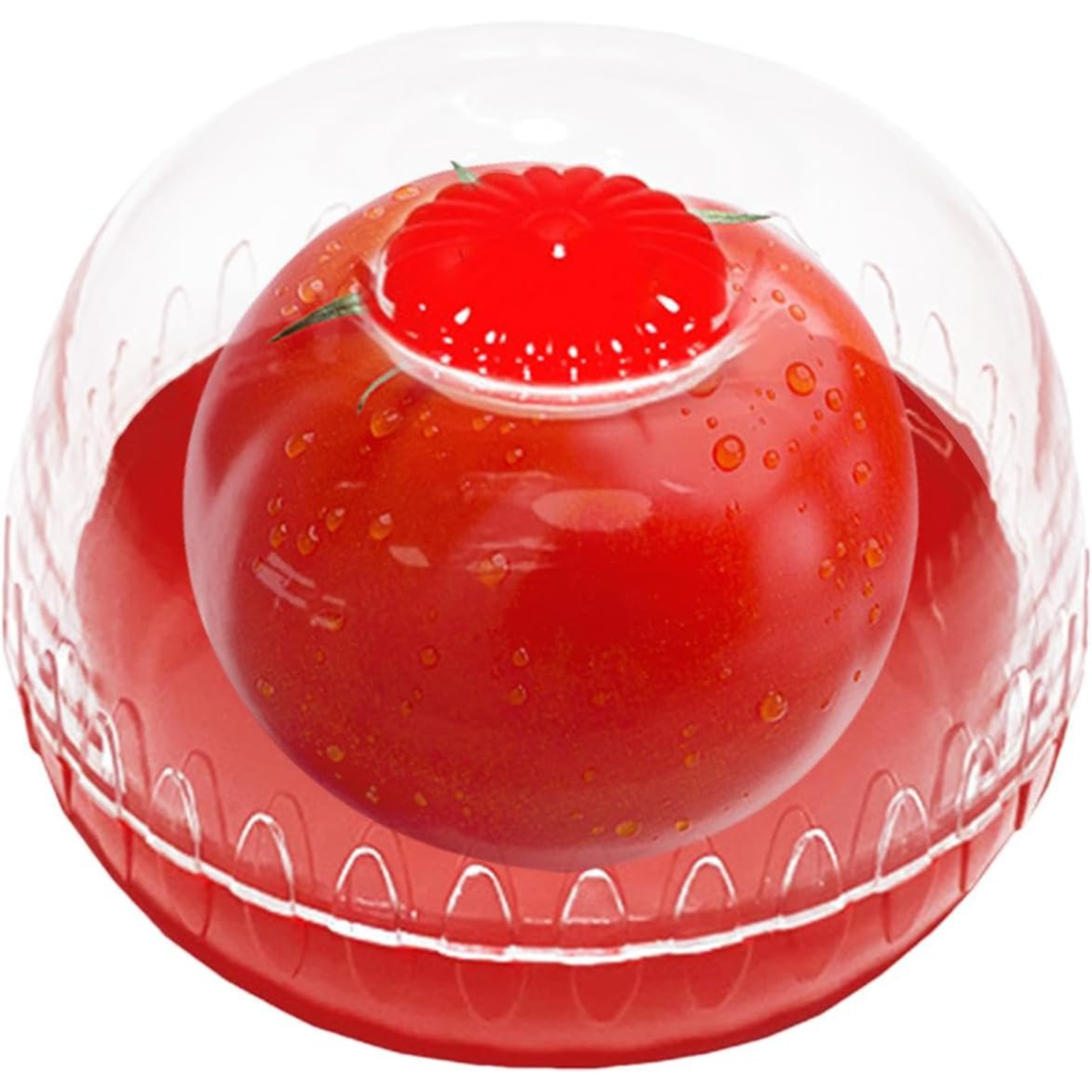 Fruit, fruitcontainers voor koelkast, avocado-besparing en ui, luchtdichte voedselcontainer, draagbare fruitschaal met deksel, voor Lem: Blauw