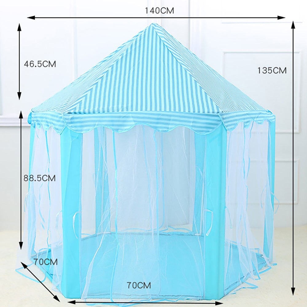 Namiot dziecięcy księżniczka różowy namiot zamkowy Tipi Infantil namiot Tipi dla dzieci przenośny składany domek zabaw dla dzieci