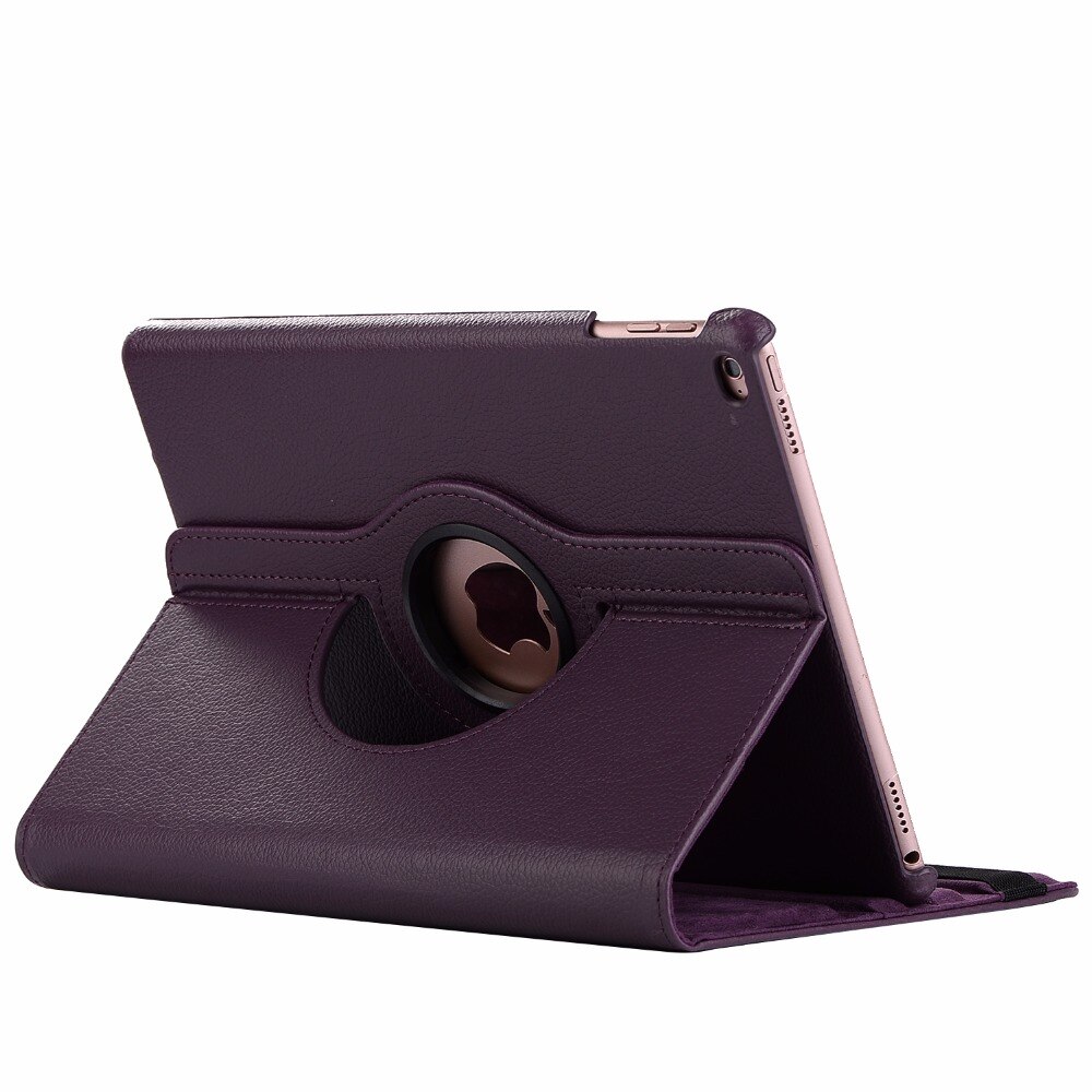 Voor Ipad 10.2 Case 7th 8th Generatie Funda 360 Graden Draaien Leather Smart Coque Voor Ipad 10.2 "A2270/a2428/A2428/A2429: purple