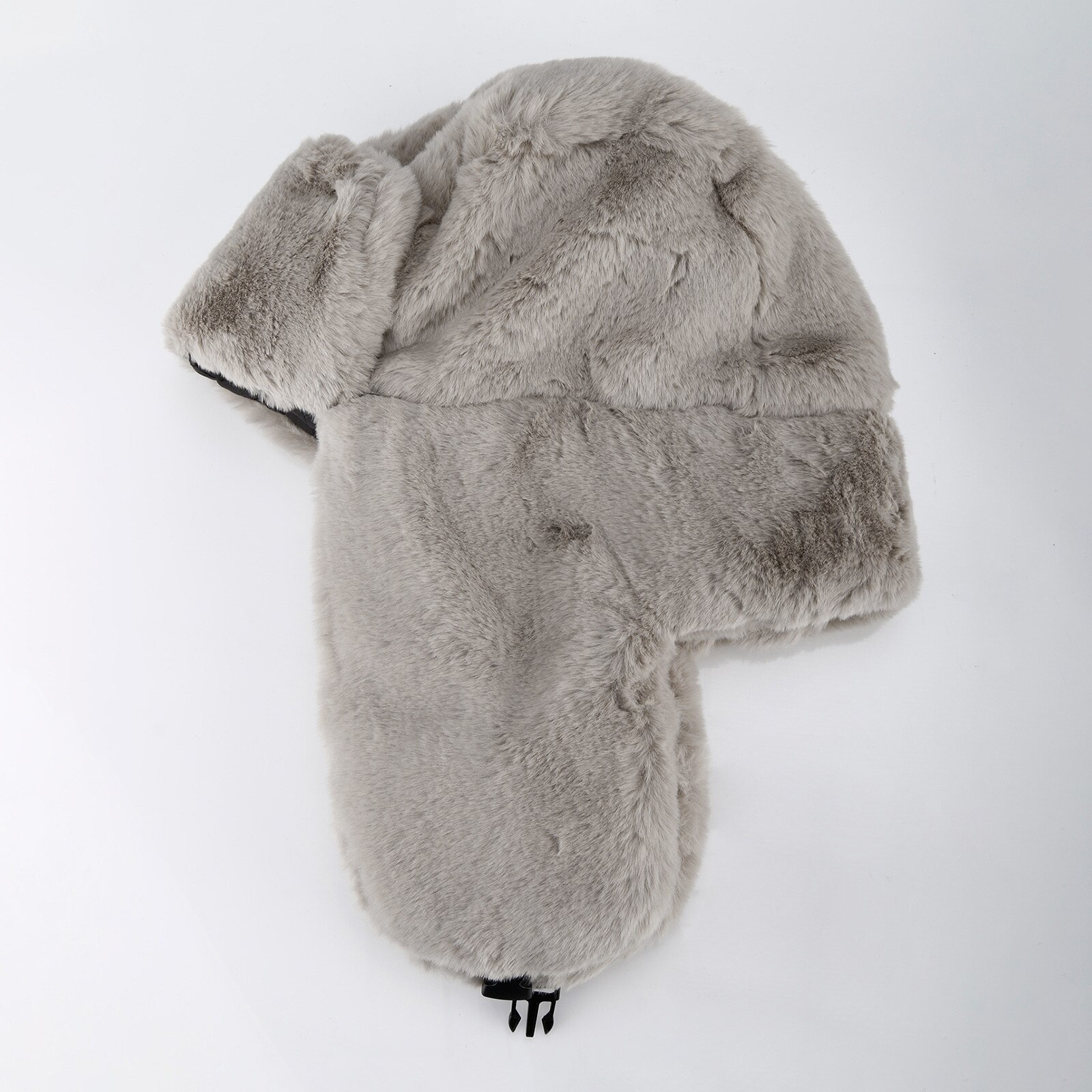 Gorros con pelo de estilo aviador para mujer, gorro de invierno, grueso, cálido, sólido, suave, a prueba de viento, con solapa en la oreja, de princesa Ushanka,