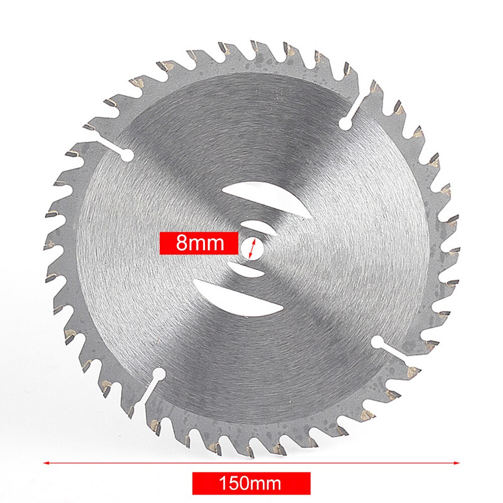150mm 40 Teeth Metal Grass Trimmer Head Blade Replacement Electric Weeder Saw Blades Lawn Mower Fittings Accessories for Garden: Default Title