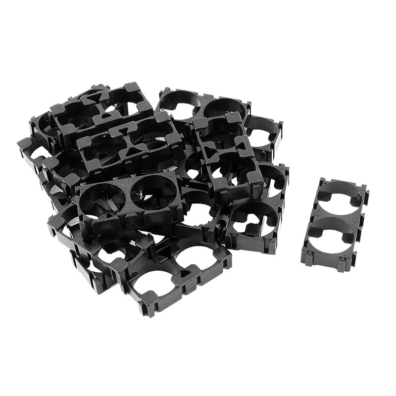 100Pcs 18650 Battery Holder Bracket Cylindrical Battery Holder 18650 Li-Ion Cell Holder Anti Vibration 18650 Plastic Case