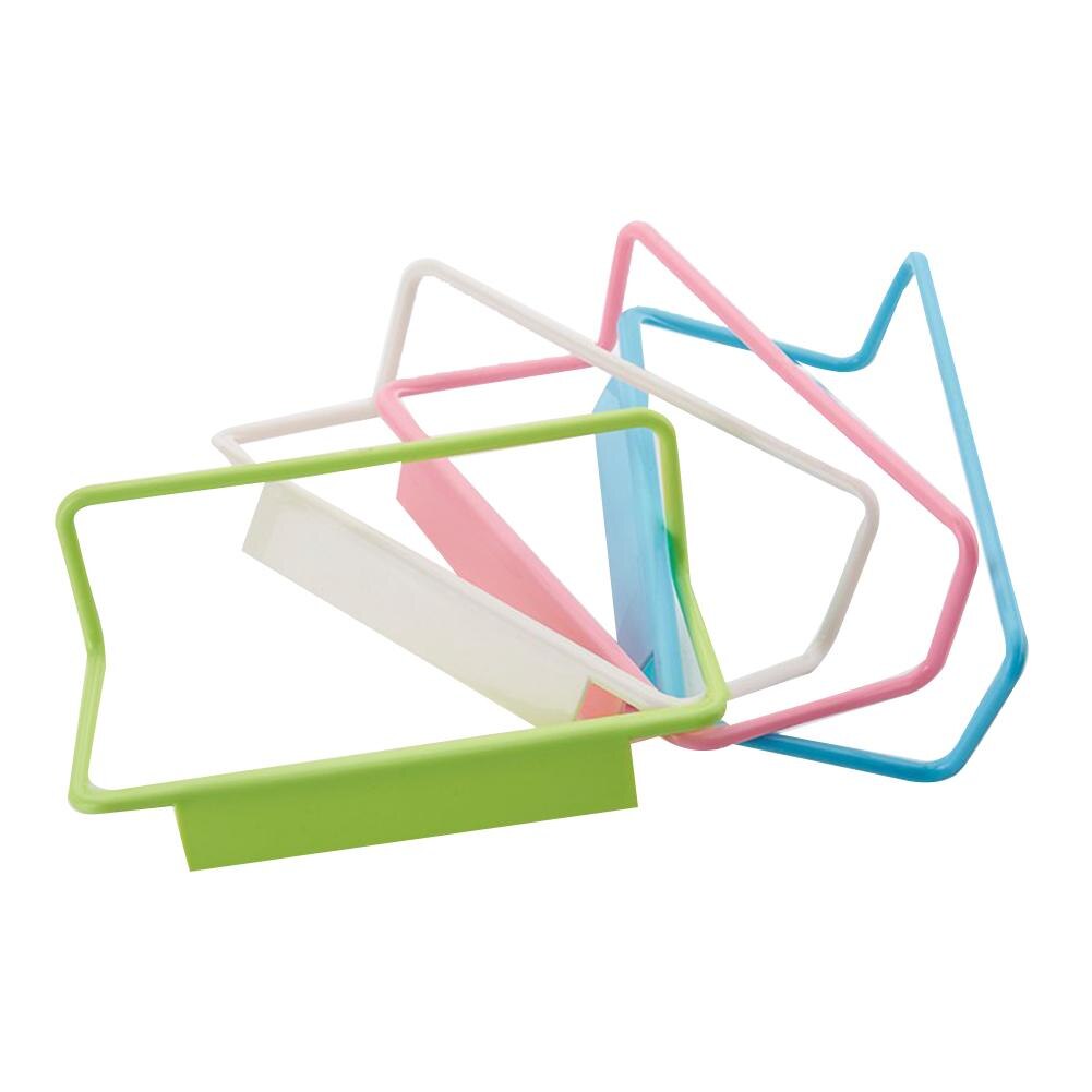 Cc flerbruks plast uten merking fillehenger oppbevaringsholdere hengende holder organisator skap dørhenger kjøkkenutstyr