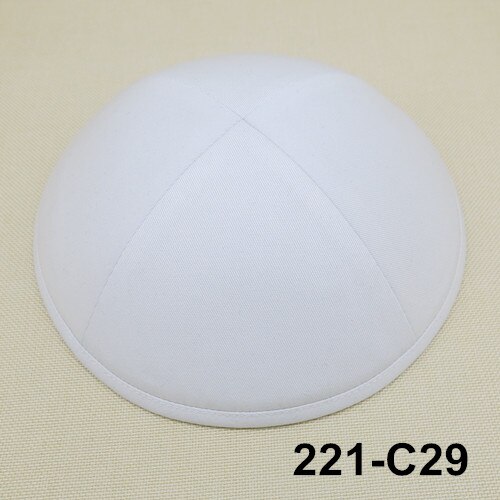 Bomuldstwill kippah ,19cm kipa, kippot, jødehat, skullies & beanies, yarmullka, kasket: 221 c 29