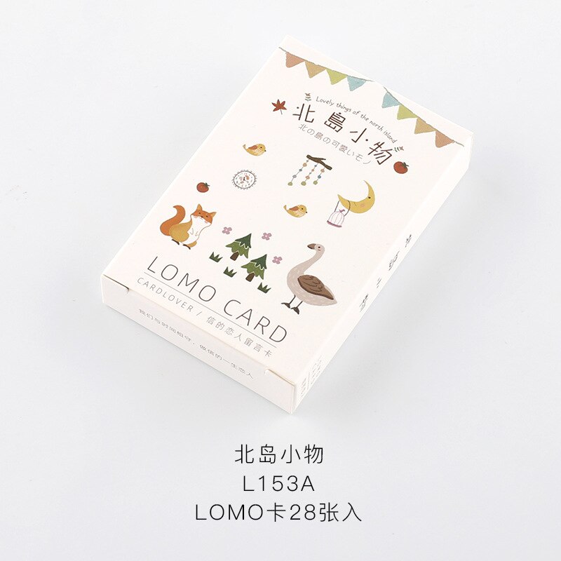 Lomo-marcapáginas de astrología de dibujos animados, tarjeta pequeña grabable, decoración de diario, papel de felicitación, papelería de , 28 Uds.: C North Island 28PC
