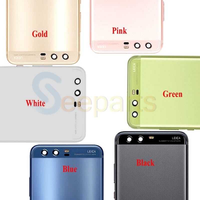 per Huawei P10 custodia per batteria posteriore custodia per porta posteriore custodia per 5.1 "per Huawei p10 più sostituzione del pannello del coperchio della batteria