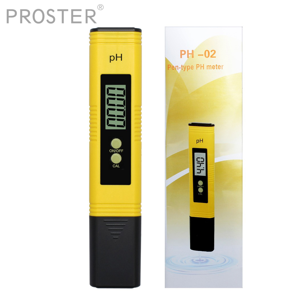 Proster Portable Digital PH Meter Tester Pocket Pen Aquarium Pool Water Monitor Pool Water Wine Urine Automatic Calibration Tool