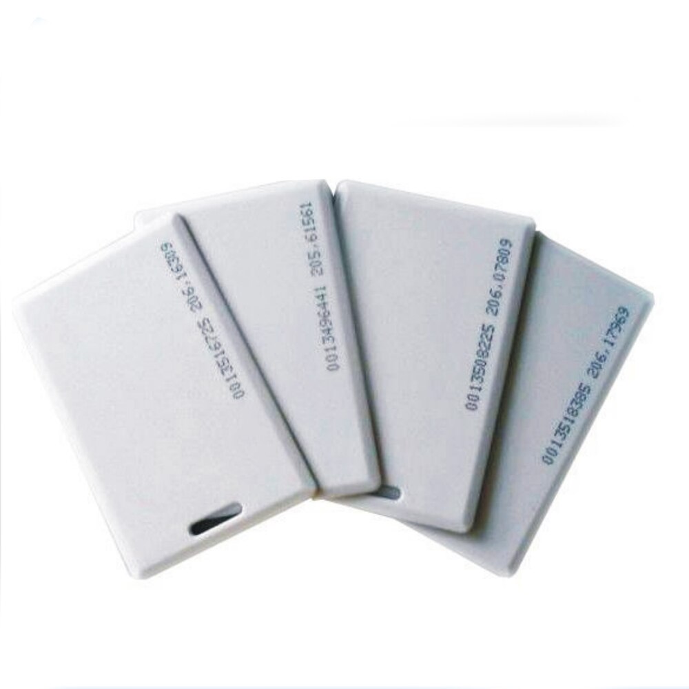 100pcs/box RFID card TK4100 125 KHZ RFID card EM Thick ID card suitable for access control and attendance cards