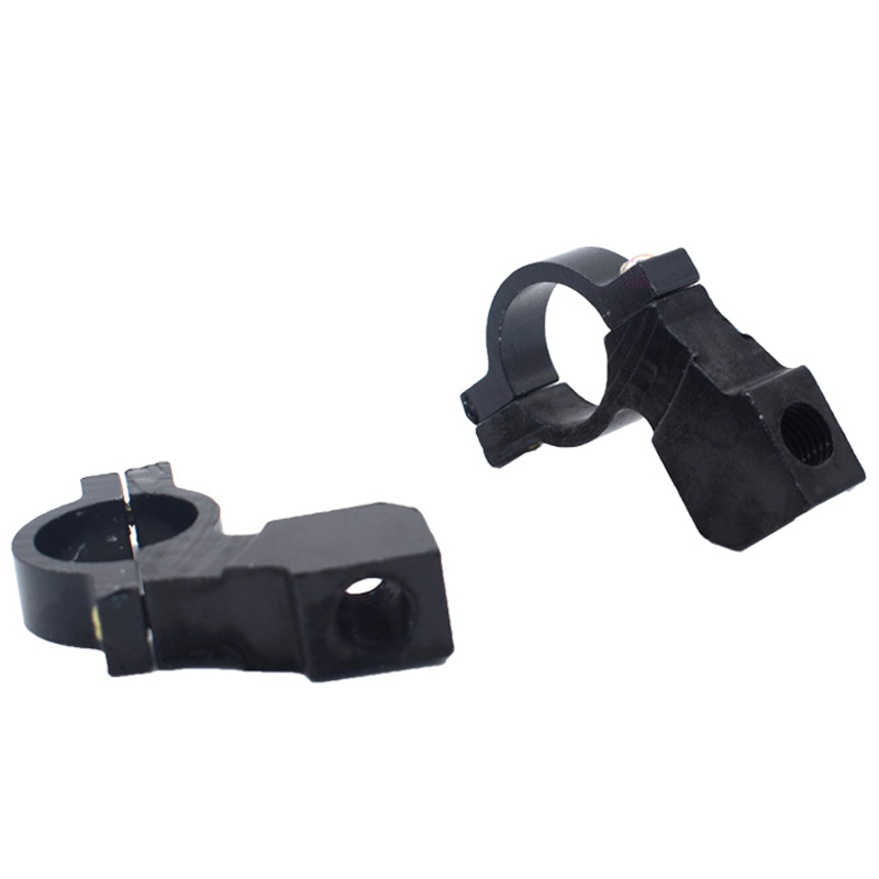 2 szt. Uniwersalny motocykl silnik ATV lusterko wsteczne uchwyt mocujący adapter uchwyt śruba zaciskowa CNC aluminium 22mm 7/8 "kierownica: Lawenda