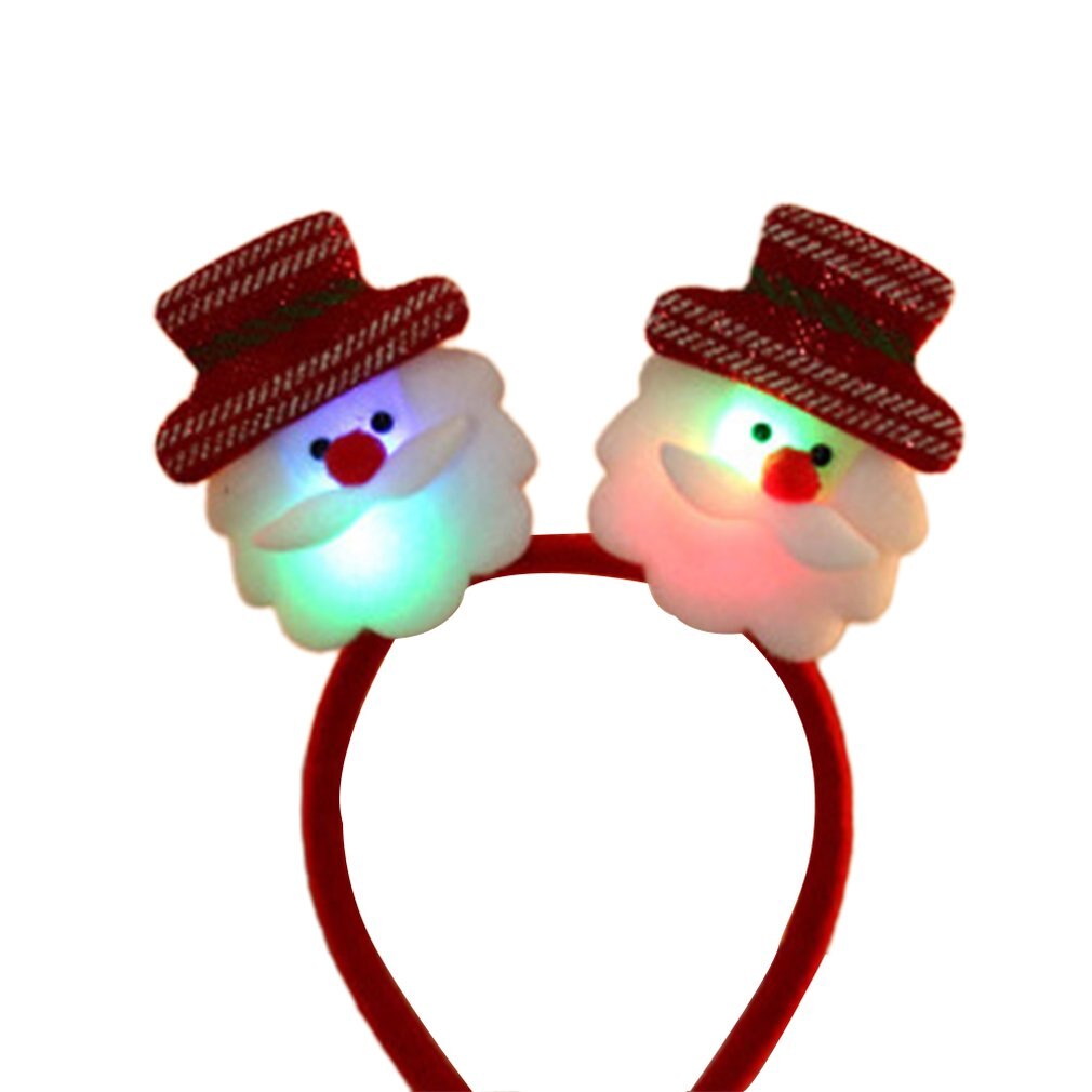 1pcs Christmas Headband Hair Accessories Deer Ears For Kids Adult Christmas Party Deals Santa Xmas Hair Band Clasp Headwear: Style16