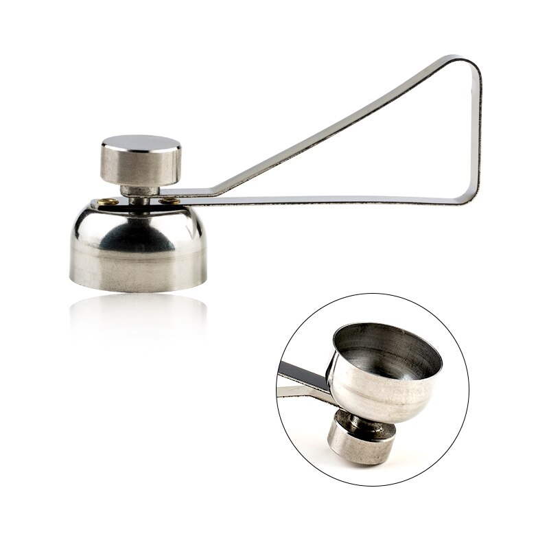 Topper egg cracker 304 aço inoxidável abridor de ovo criativo cortador ovo cozido cru aberto ferramenta cozinha criativa