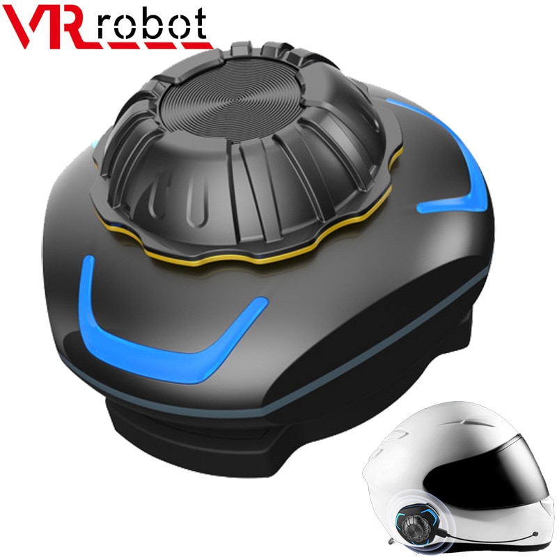 VR robot Motorcycle Helmet Headset Waterproof Bluetooth Bone Conduction Earphone Moto Handsfree Music Player