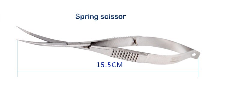 ADA style VIV Bend Straight Spring Scissor Stainless steel Scissor For plant tanks aquarium