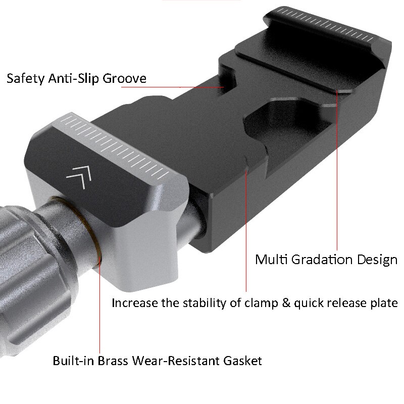 Quick Release plate Clamp DSLR Camera Support Holder Bracket for Arca swiss Tripod Ball Head Mount Adapter Cold Shoe Plate PTZ